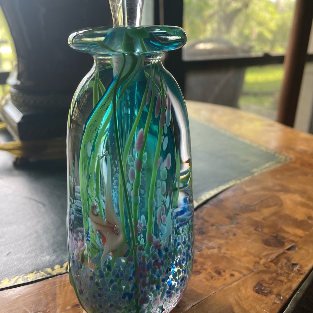 Two (2) unusual perfume bottles